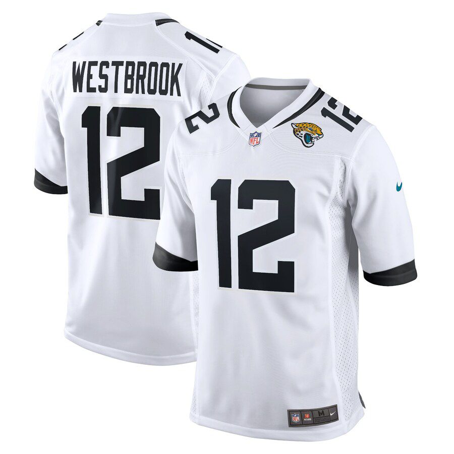 Men Jacksonville Jaguars 12 Dede Westbrook Nike White Game NFL Jersey